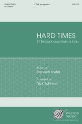 Hard Times TTBB choral sheet music cover